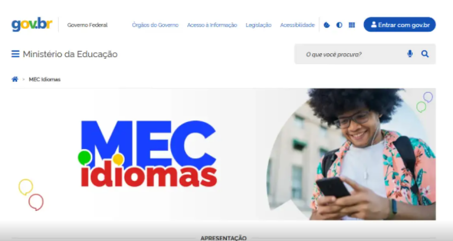 MEC lança plataforma digital gratuita para o ensino de inglês e espanhol