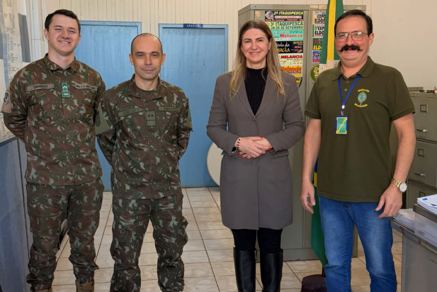 Exército realiza inspeção e orienta Junta de Serviço Militar de Eldorado